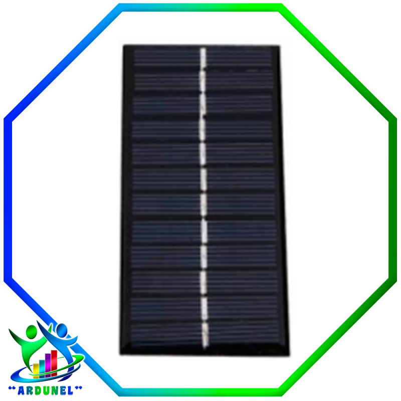PANEL SOLAR 6V 1W 110x60MM