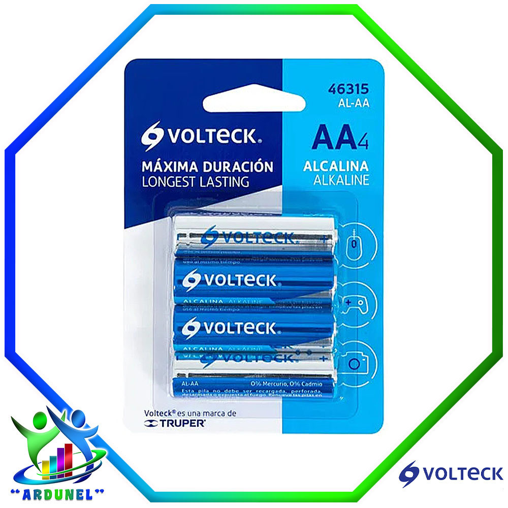 BATERIA ALCALINA AA BLISTER (PACK 4 PILAS)