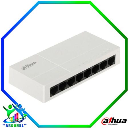 SWITCH GIGABIT DE 8 PUERTOS PLASTICO